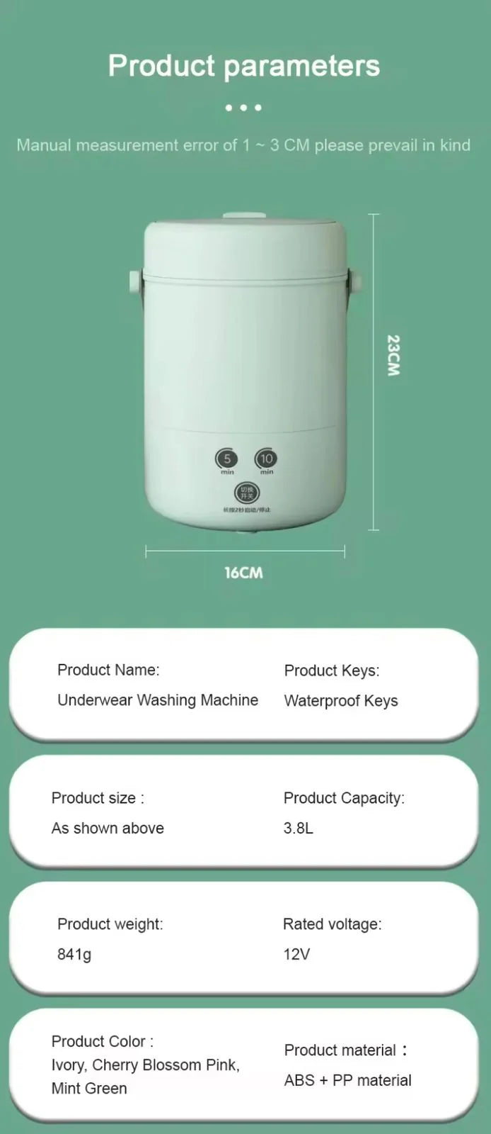 New Mini Washing Machine – غسالة صغيرة جديدة
