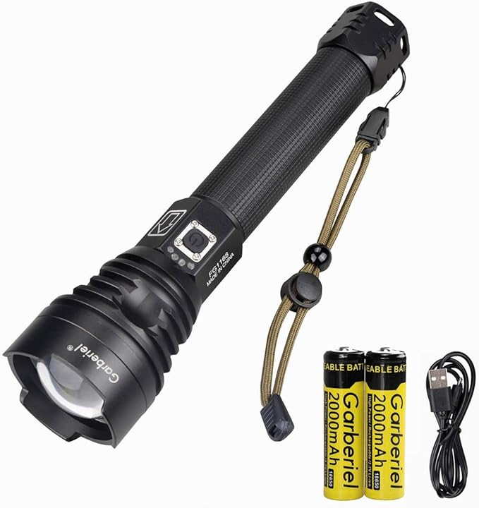 P90 LED Flashlight Rechargeable – كشاف LED P90 قابل لإعادة الشحن