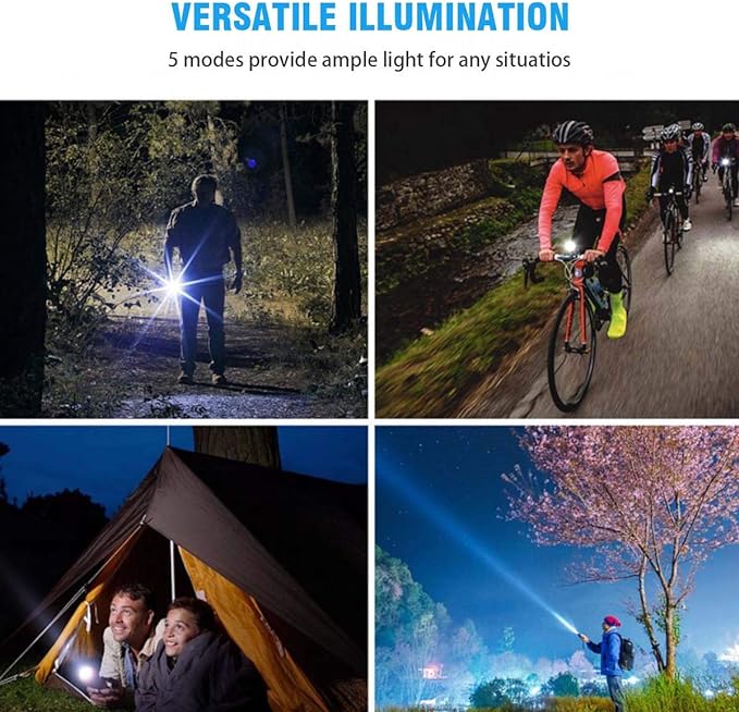 P90 LED Flashlight Rechargeable – كشاف LED P90 قابل لإعادة الشحن