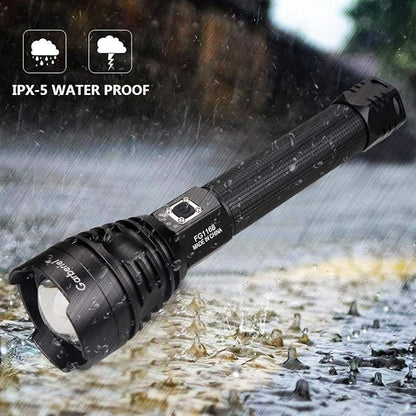 P90 LED Flashlight Rechargeable – كشاف LED P90 قابل لإعادة الشحن