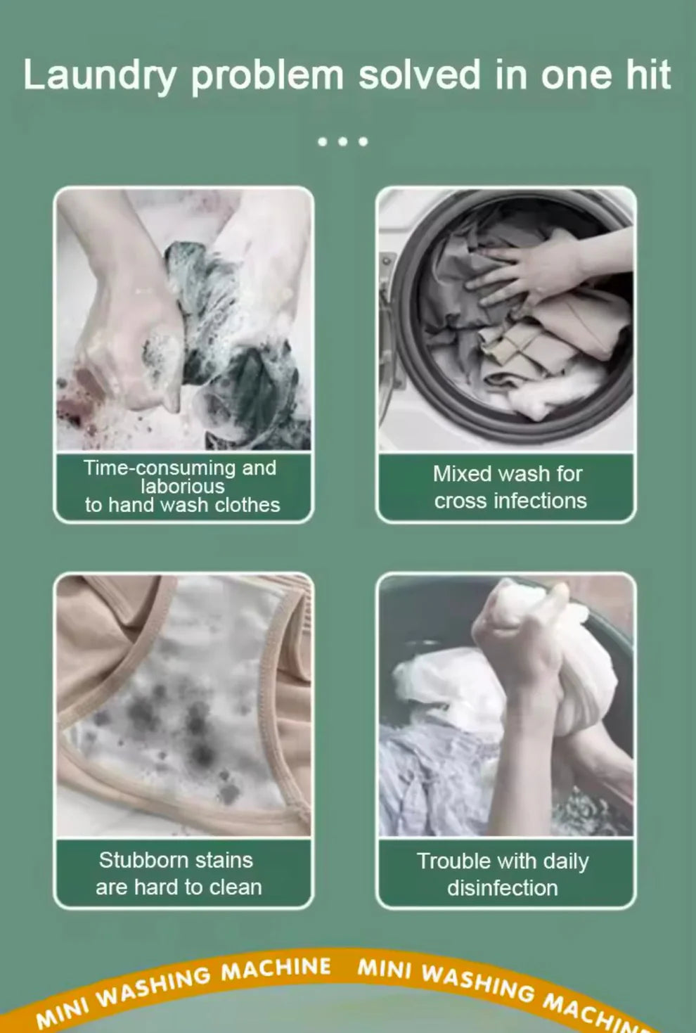 New Mini Washing Machine – غسالة صغيرة جديدة