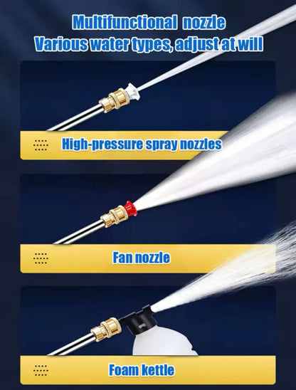 Double Battery Car Washer Gun – مسدس غسيل سيارات ببطاريتين